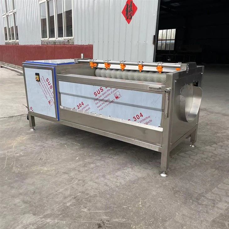 Brush Type Fruit And Vegetable Washing Machine