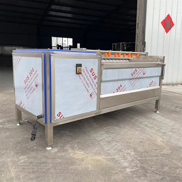 Brush Type Fruit And Vegetable Washing Machine