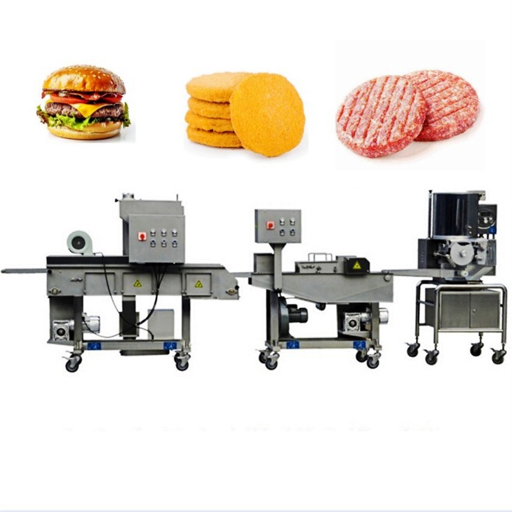 Çok Fonksiyonlu Burger Patty Üretim Hattı