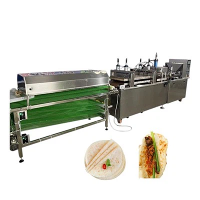 Chapati pide un sarıcı yapım hattı gözleme makinesi