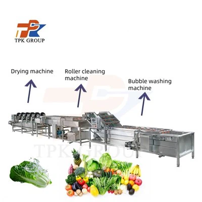 Meyve ve Sebze Yıkama ve Kurutma Makinesi